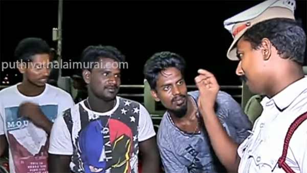 ரேஸ் ஓட்டிகளை “நொறுக்கிய” போலீஸ்…! கெத்து எல்லாம் வெத்து தானது..!