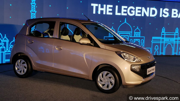 ரூ.3.89 லட்சத்தில் விற்பனைக்கு வந்தது புதிய ஹூண்டாய் சான்ட்ரோ கார்!