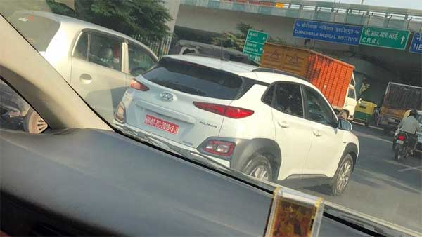 ஹூண்டாய் கோனா எலெக்ட்ரிக் கார் இந்தியாவில் சோதனை!