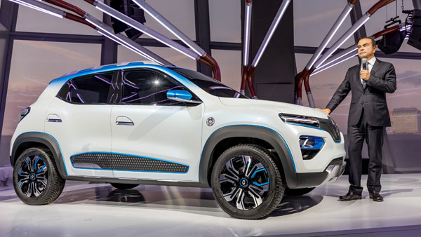 ரெனோ க்விட் காரின் அடிப்படையிலான எலெக்ட்ரிக் கார் கான்செப்ட்!!