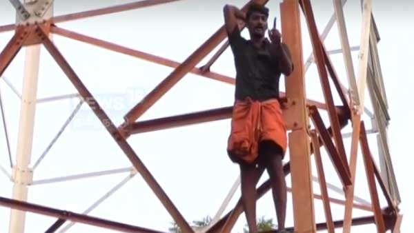 பைக்கில் இருந்து சாவியை எடுத்ததால் போலீசாரை அலற விட்ட இளைஞர்.. எங்க தலைக்கு தில்ல பாத்தியா..