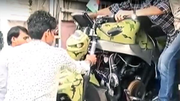 மாருதி 800 கார் இன்ஜினுடன் இந்திய ராணுவத்திற்கு நவீன பைக்.. படிப்பை பாதியில் கைவிட்டு சாதித்த இளைஞர்