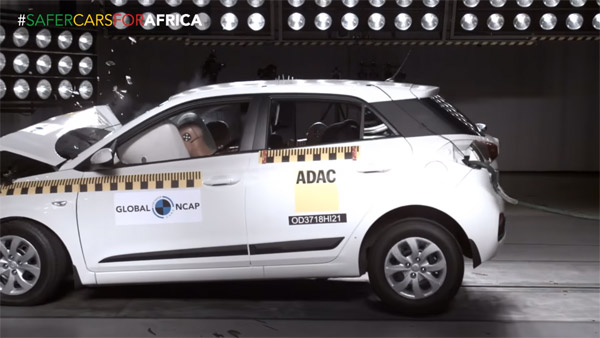 கிராஷ் டெஸ்ட்டில் முட்டி மோதி ஆவ்ரேஜ் மார்க் வாங்கிய ஹூண்டாய் எலைட் ஐ20!