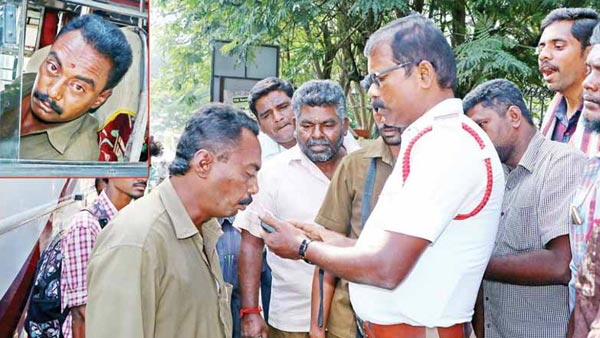 என்னங்க 7, 8 ரவுண்ட் போட்டவன்னால ஒரு ரவுண்ட் அடிக்க முடியாதா? பயணிகளை பதற வைத்த பஸ் டிரைவர்..