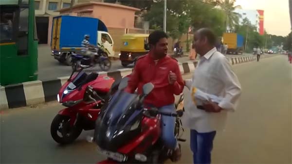 தெரிந்தே விபத்தை ஏற்படுத்த முயன்ற அரசு பஸ் டிரைவருக்கு தக்க பாடம் புகட்டிய வாலிபர்... வைரல் வீடியோ தெரிந்தே விபத்தை ஏற்படுத்த முயன்ற அரசு பஸ் டிரைவருக்கு தக்க பாடம் புகட்டிய வாலிபர்... வைரல் வீடியோ