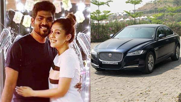 நயன்தாராவின் புதிய ஜாகுவார் காருக்கு ஓட்டுனரான காதலர் விக்னேஷ் சிவன்!!
