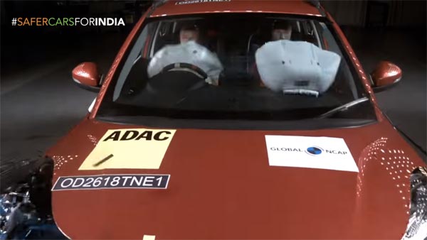 கிராஷ் டெஸ்ட்டில் 5 ஸ்டார் ரேட்டிங் பெற்ற இந்தியாவின் முதல் கார் டாடா நெக்ஸான்!