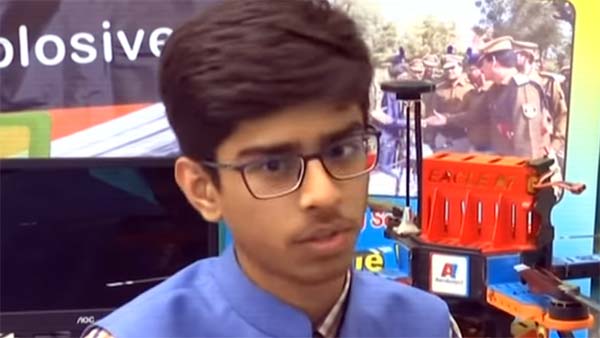  தீவிரவாதிகளிடம் இருந்து இந்திய ராணுவ வீரர்களை காக்கும் அதிநவீன கருவி.. 16 வயது சிறுவன் கண்டுபிடிப்பு