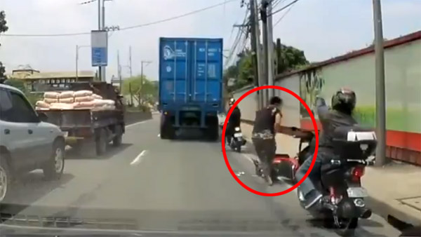 தலை மீது லாரி ஏறியும் உயிர் தப்பிய வாலிபர்: அதிர்ச்சியில் உறைய வைத்த சம்பவம் 