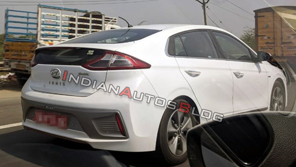 ஹூண்டாய் அயோனிக் எலெக்ட்ரிக் கார் இந்தியாவில் சோதனை ஓட்டம்!