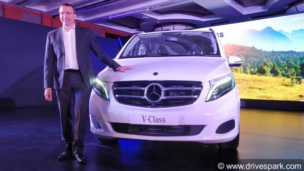 மெர்சிடிஸ் பென்ஸ் வி கிளாஸ் கார் இந்தியாவில் விற்பனைக்கு அறிமுகம்