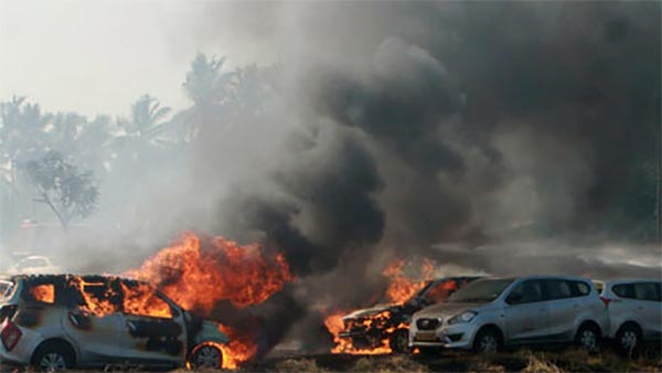 சென்னையில் 200 கார்கள் தீயில் நாசமானதன் பகீர் பின்னணி... கிடைக்கப்போகும் இன்சூரன்ஸ் தொகை இதுதான்...