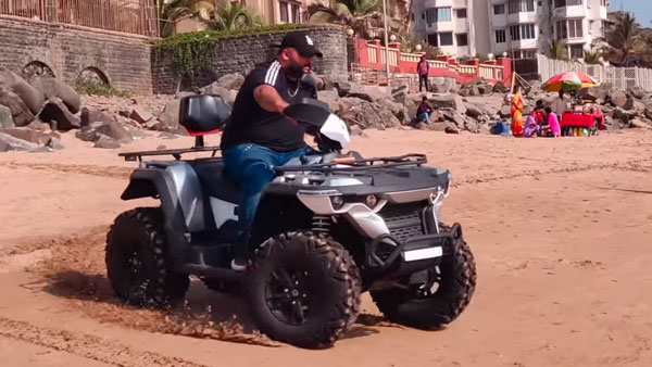 சாதாரண சாலையிலும் பயன்படுத்தக்கூடிய இந்தியாவின் முதல் ஏடிவி வாகனம்!