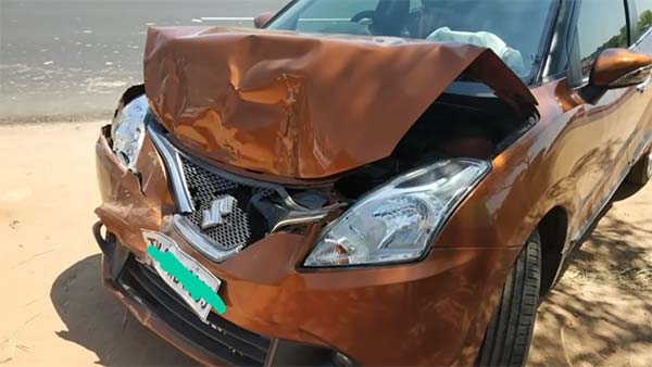 ஆட்டோ மீது கார் மோதியதில் தூக்கி வீசப்பட்ட வாலிபர்... நெஞ்சை அதிர்ச்சியில் உறைய வைக்கும் வீடியோ...