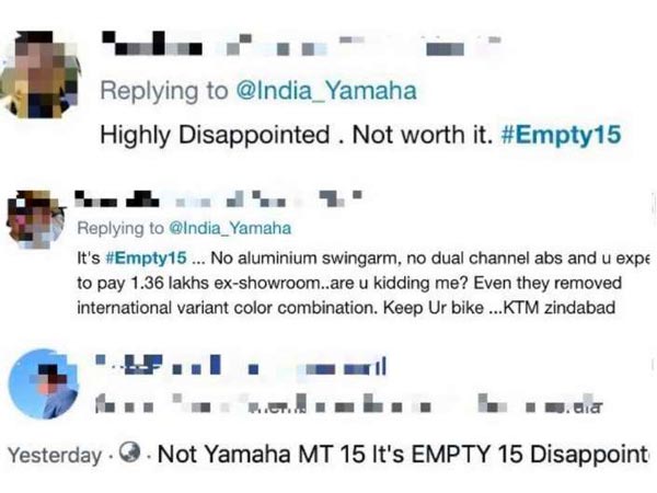 யமஹா நிறுவனத்தை கழுவி ஊற்றும் ரசிகர்கள்... காரணம் என்னவென்று தெரிந்தால் நீங்களும் கோவப்படுவீர்கள்...