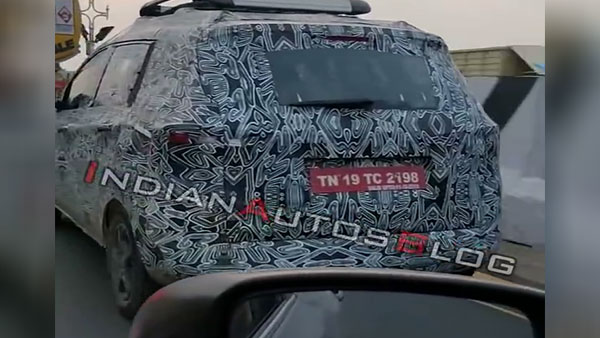 புதிய ரெனோ ட்ரைபர் எம்பிவியின் புதிய ஸ்பை படங்கள்!