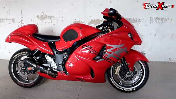 பல லட்சம் மதிப்புள்ள ஹயபுசா பைக்கை வைத்து பாப் கார்ன் செய்த இளைஞர் -வீடியோ!