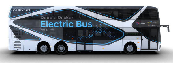 ஒரு சார்ஜுக்கு 300 கிமீ செல்லும் டபுள் டெக்கர் எலெக்ட்ரிக் பஸ்: ஹூண்டாய் அறிமுகம்!