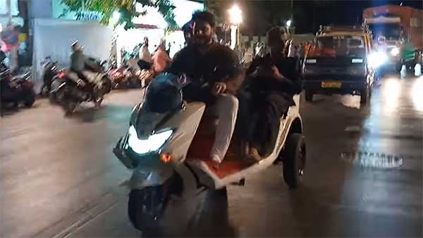 விதியை மீறி ஸ்கூட்டரை மாடிஃபிகேஷன் செய்த எம்எல்ஏ... வைரல் வீடியோ...!