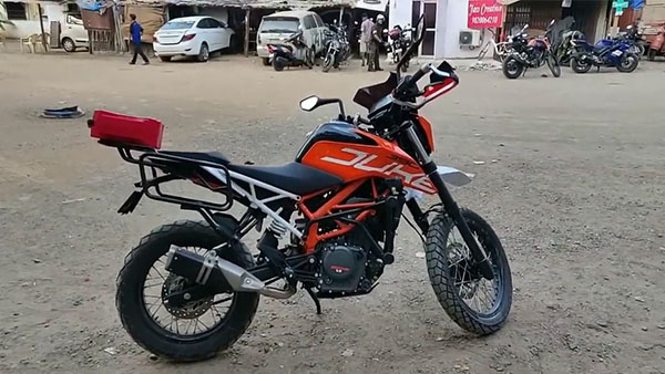 பெரும் பொருட் செலவில் ஆஃப்-ரோடு பைக்காக உருமாறிய 390 ட்யூக்: எவ்வளவு என தெரிந்தால் ரத்த கண்ணீரே வரும்!