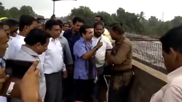 நடுரோட்டில் அதிகாரி மீது சேற்றை ஊற்றி எம்எல்ஏ கட்டி போட்டதற்கு காரணம் இதுதான்... அதிர்ச்சி வீடியோ