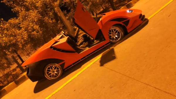 விலையுயர்ந்த லம்போர்கினி காராக மாறிய ஹோண்டி சிட்டி... எவ்வளவு செலவாச்சு தெரியுமா...?