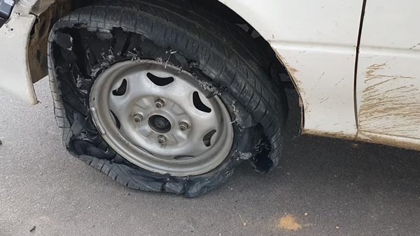 ஏன் பஞ்சரான வாகனத்தை இயக்க கூடாது: இந்த வீடியோவை பார்த்தாலே உங்களுக்கு புரிந்துவிடும்...