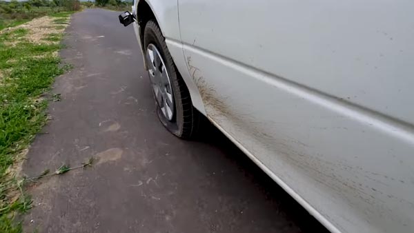 ஏன் பஞ்சரான வாகனத்தை இயக்க கூடாது: இந்த வீடியோவை பார்த்தாலே உங்களுக்கு புரிந்துவிடும்...