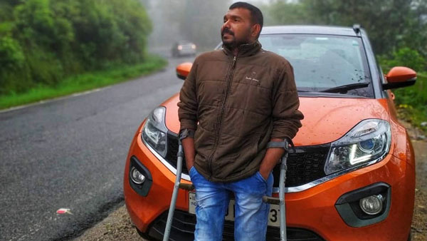 2 கால்களும் செயலிழந்த மாற்றுத்திறனாளி டாடா காரை ஓட்டும் மாயாஜாலம்... எப்படி சாத்தியமானது தெரியுமா?