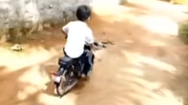 மகனுக்காக மினி ராயல் என்பீல்டு பைக்கை உருவாக்கிய சூப்பர் அப்பா... காரணம் தெரிஞ்சா அசந்து போயிருவீங்க