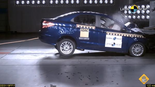 இந்தியாவில் தயாரான ஃபோர்டு ஃபிகோ: க்ராஷ் டெஸ்டில் பெற்ற மதிப்பெண் எவ்வளவு தெரியுமா...?