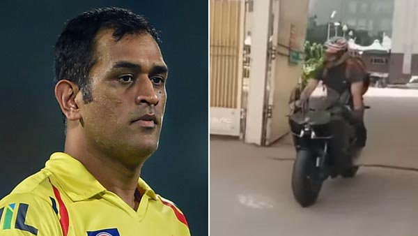 விலையுயர்ந்த பைக்கில் சுற்றி திரிந்த நம்ம 'தல' தோனி... இந்த பைக்கின் விலை எவ்வளவு தெரியுமா...?