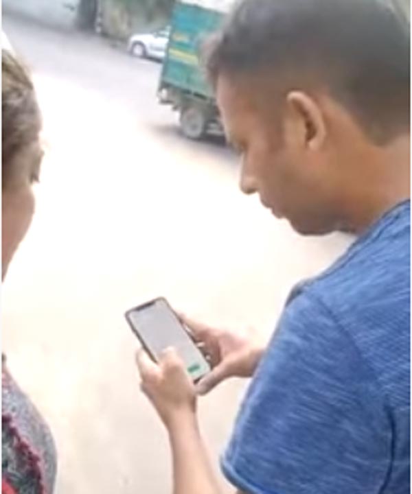 போலீசுக்கு எதிராக ஒன்று கூடிய பொதுமக்கள்... வீடியோ வெளியிட்டு பாடம் கற்பித்த பெண்!!!