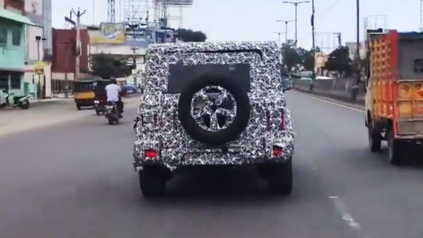 2020 மஹிந்திரா தார் காரின் புதிய ஸ்பை படங்கள் கசிந்தன! 2020 மஹிந்திரா தார் காரின் புதிய ஸ்பை படங்கள் கசிந்தன!