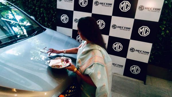 எம்ஜி ஹெக்டர் காரை வாங்கிய பிரபல பழம் பெரும் நடிகை... யார் என தெரிஞ்சா ஆச்சரியப்படுவீங்க!