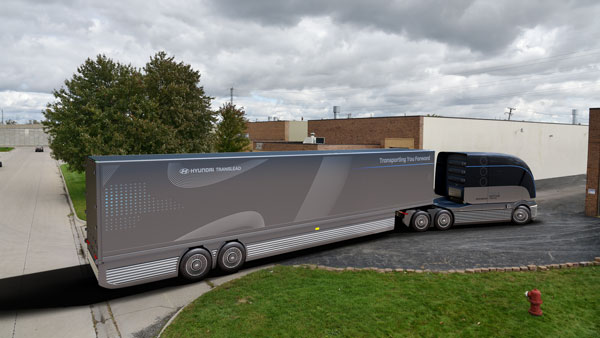 ஹைட்ரஜன் ஃப்யூவல் செல் மூலமாக இயங்கும் டிரக் கான்செப்ட்... ஹூண்டாய் அறிமுகம்!