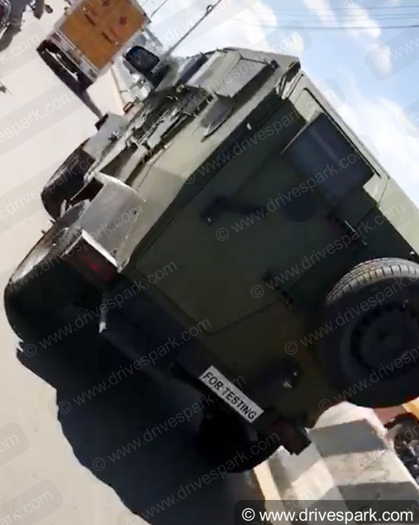 புதிய மஹிந்திரா மார்க்ஸ்மேன் புல்லட் புரூஃப் வாகனம் சோதனை ஓட்ட வீடியோ!