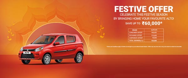 பிஎஸ்-6 மாருதி ஆல்ட்டோ 800 காருக்கு ரூ.60,000 தள்ளுபடி... மிஸ் பண்ணிடாதீங்க!