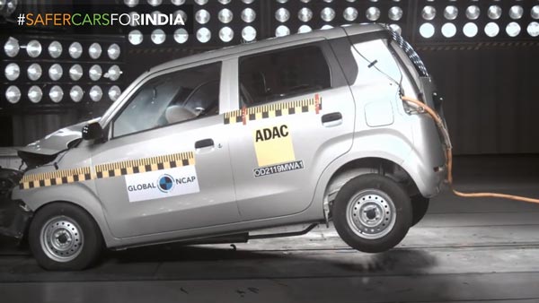 க்ராஷ் டெஸ்ட்டில் குறைவான தர மதிப்பீட்டை பெற்ற மாருதி வேகன் ஆர் கார்!