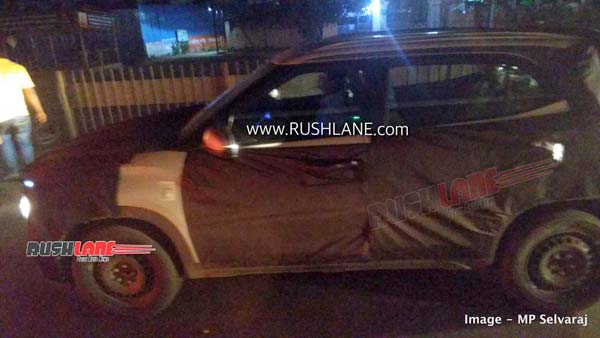 எல்இடி ஹெட்லைட்டுடன் இரவில் 2020 ஹூண்டாய் க்ரெட்டா சோதனை ஓட்டம்...