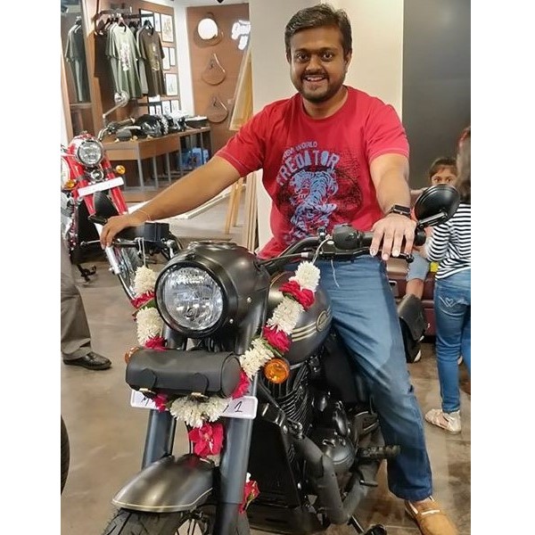 ஜாவா பெராக் பைக்கை டெஸ்ட் ட்ரைவ் செய்த முதல் வாடிக்கையாளர் இவர்தானாம்!