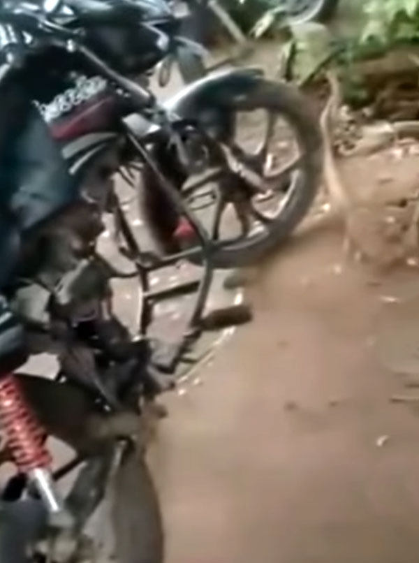 எஞ்சின் இல்லாத பைக்கை தள்ளி வந்தவரை மடக்கிப்பிடித்து அபராதம் விதித்த போலீசார்! எஞ்சின் இல்லாத பைக்கை தள்ளி வந்தவரை மடக்கிப்பிடித்து அபராதம் விதித்த போலீசார்!