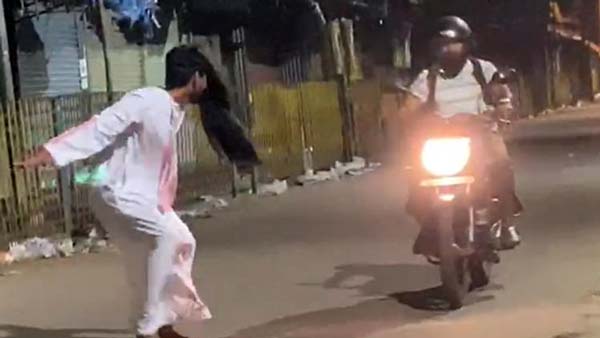 சபாஷ் போலீஸ்கார்.... வாகன ஓட்டிகளை பயமுறுத்திய 'பிசாசுகளின்' வின் கதியை பார்த்தீங்களா?