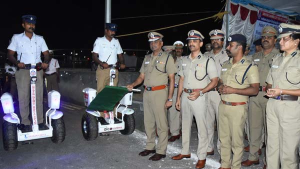 பலே, சென்னை போலீஸுக்கு கூடுதல் பலம்... ரோந்து பணியில் இணைந்த புதுவித வாகனம்...