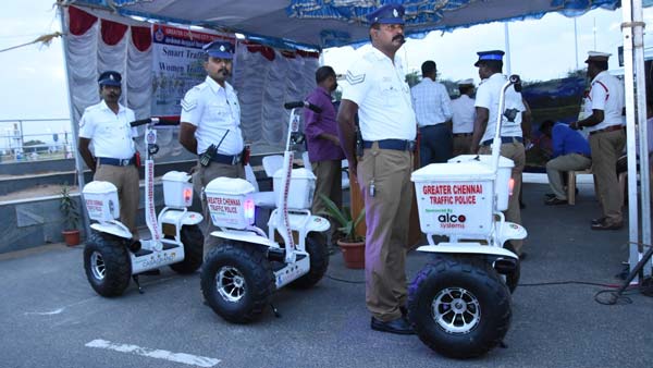 பலே, சென்னை போலீஸுக்கு கூடுதல் பலம்... ரோந்து பணியில் இணைந்த புதுவித வாகனம்...