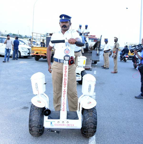 பலே, சென்னை போலீஸுக்கு கூடுதல் பலம்... ரோந்து பணியில் இணைந்த புதுவித வாகனம்...