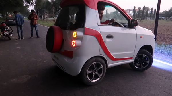 இளைஞர் ஓட்டி வந்த காரை பார்த்து ஆச்சரியத்தில் திக்கு முக்காடி போன போலீஸ் அதிகாரி... ஏன் தெரியுமா?