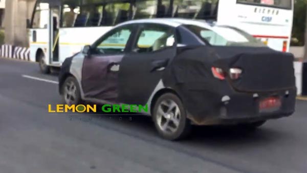 மாருதி டிசைருக்கு போட்டியாக 2020 ஹூண்டாய் அவ்ரா சோதனை ஓட்டம்...