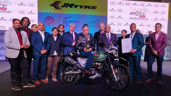 இந்தியன் மோட்டார்சைக்கிள் ஆப் தி இயர் 2020 விருதை வென்ற ஹீரோ எக்ஸ்பல்ஸ்...