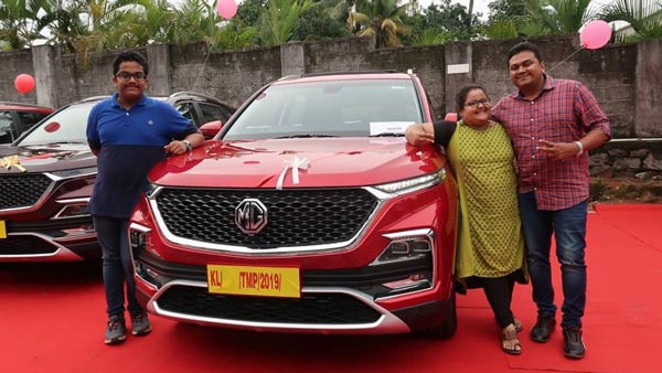 கழுதை முரண்பாடை அடுத்து நடு ரோட்டில் தானாக தீ பிடித்த புத்தம் புதிய கார்... வீடியோ..!